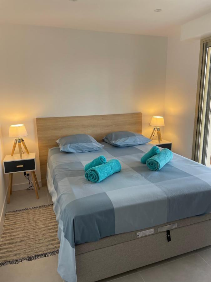 Appartement rénové vue mer avec garage Cagnes-sur-Mer Extérieur photo